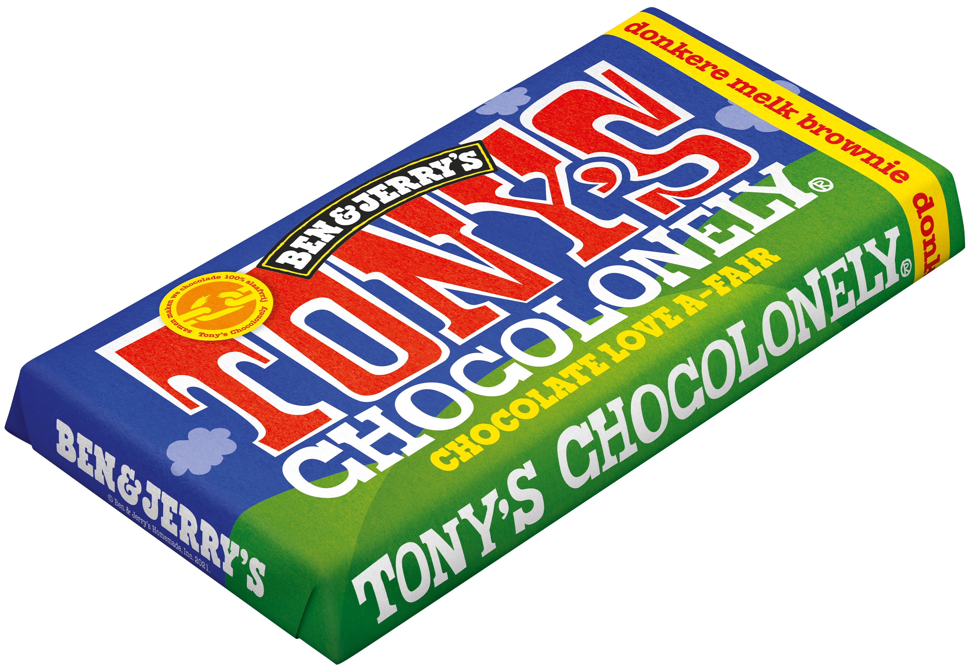 donkere melk brownie-Tony’s Chocolonely Belgium