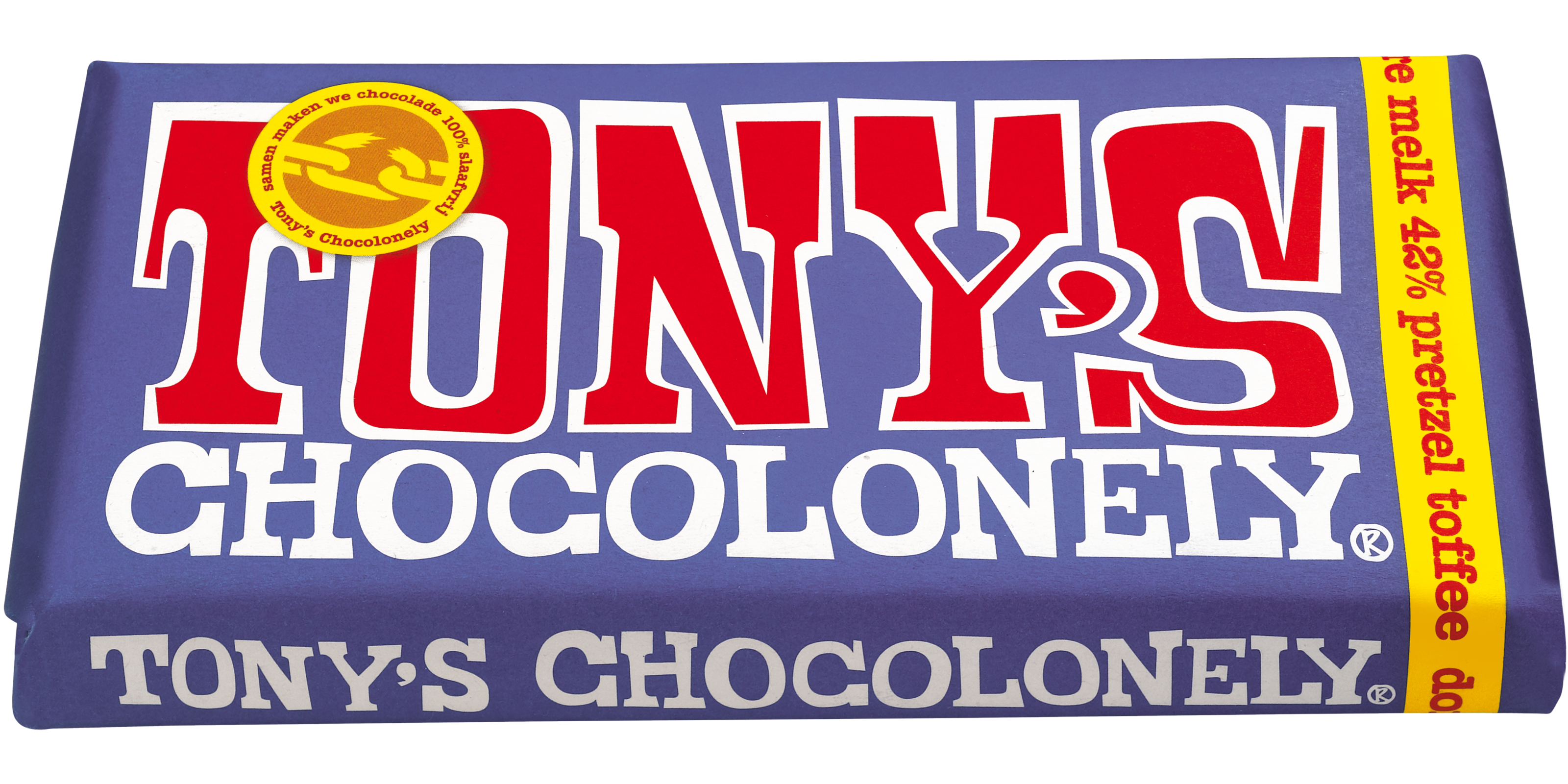 donkere melk pretzel toffee-Tony’s Chocolonely Belgium