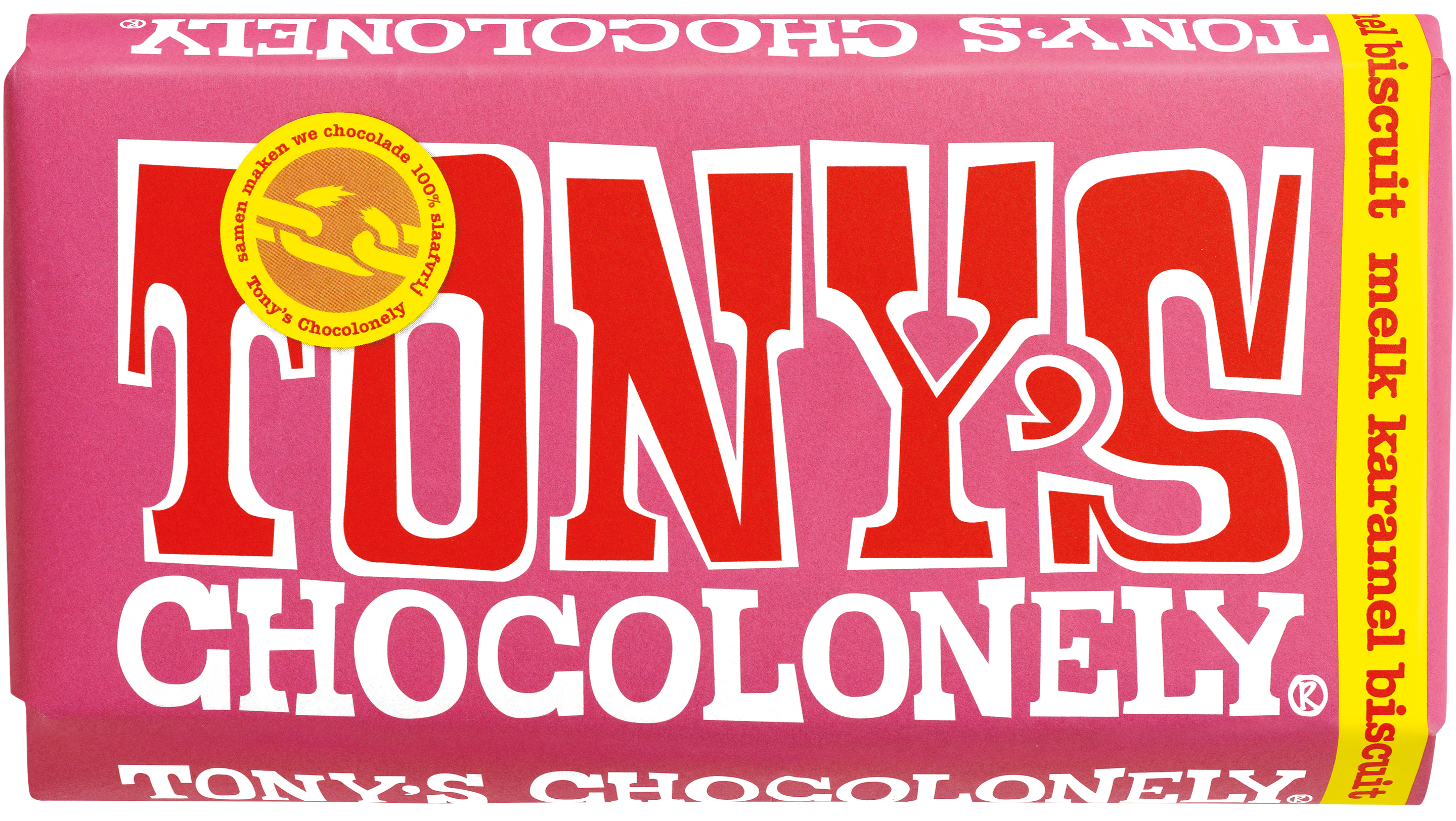 melk karamel biscuit-Tony’s Chocolonely Belgium