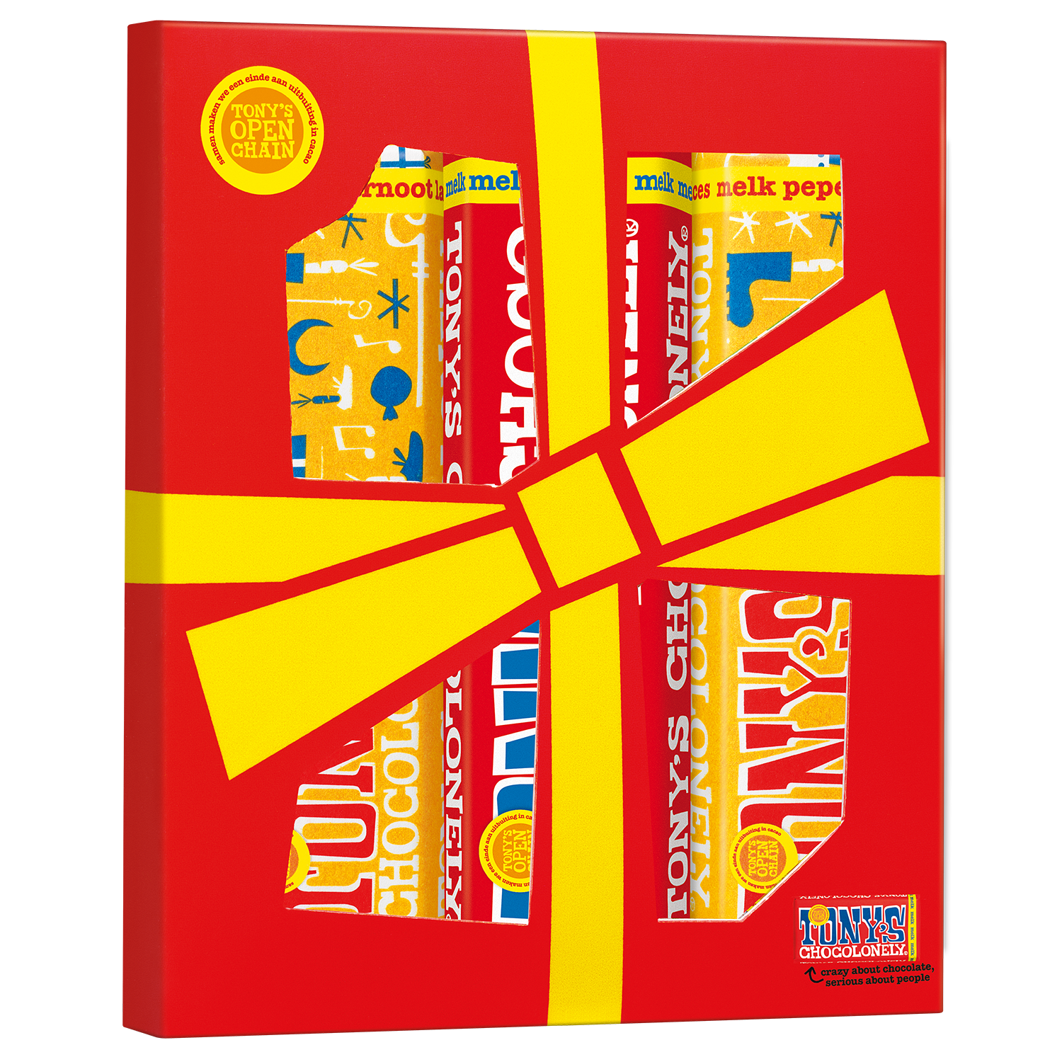 sinterklaas chocolade cadeautje 3 chocoladereepjes