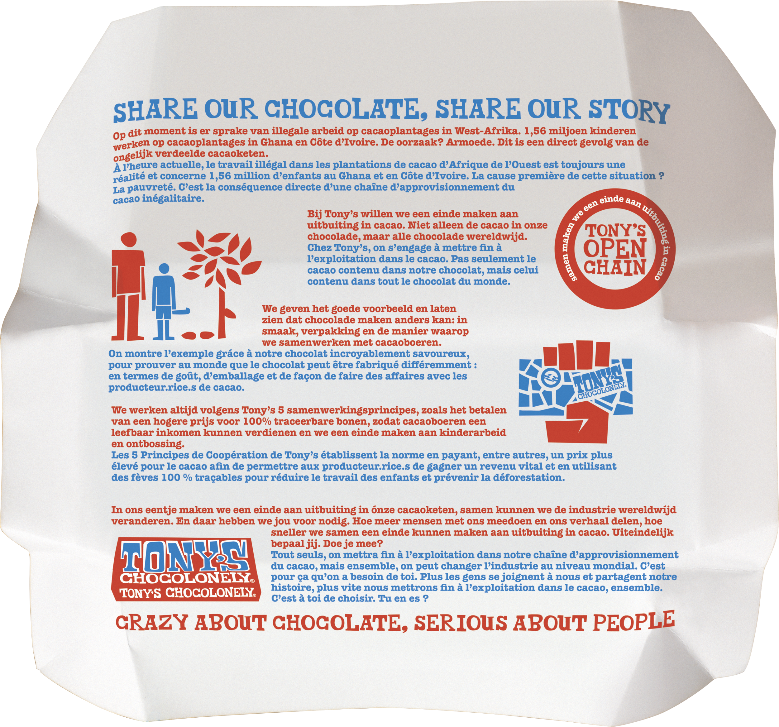 letterreep S melk-Tony’s Chocolonely Belgium
