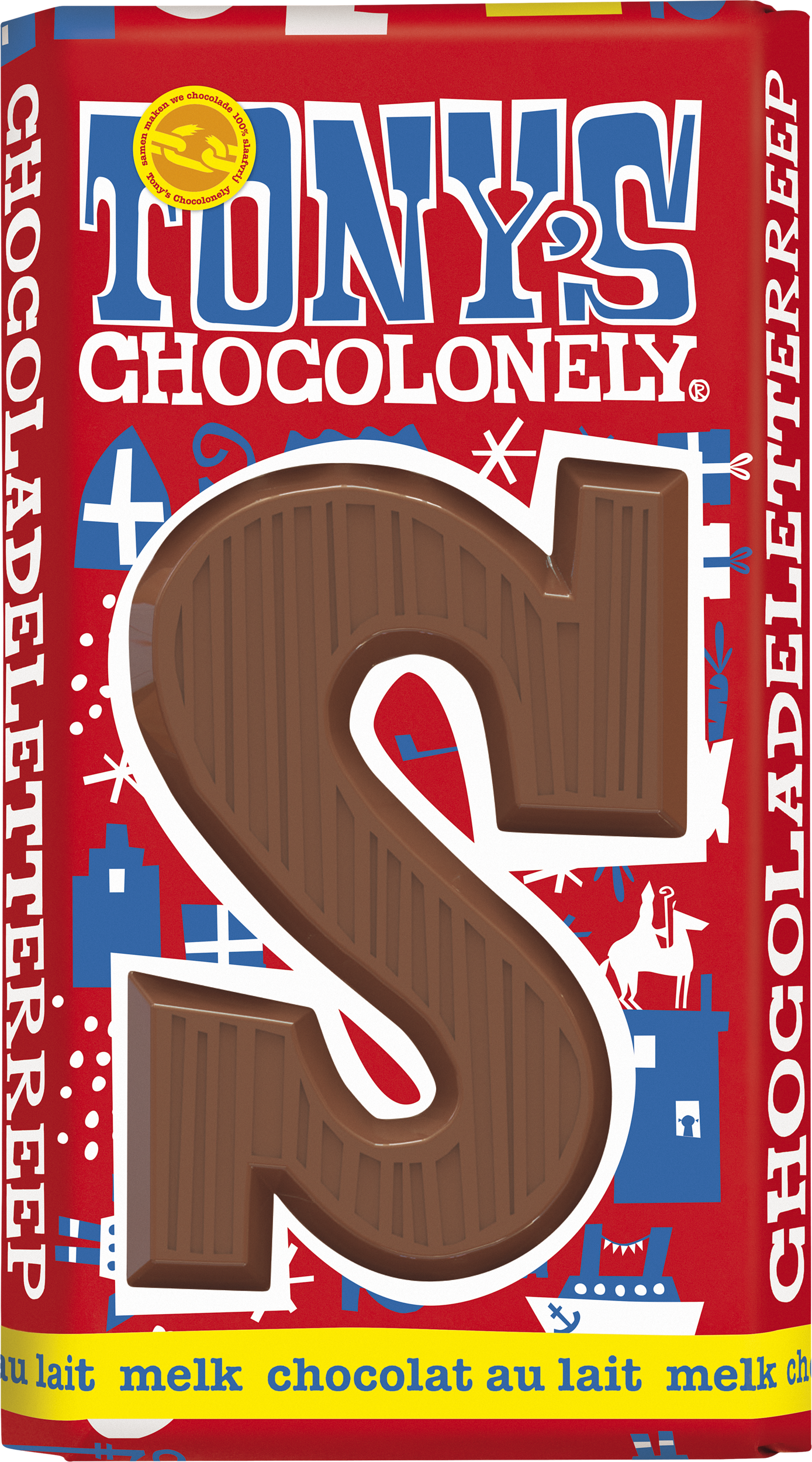 letterreep S melk-Tony’s Chocolonely Belgium