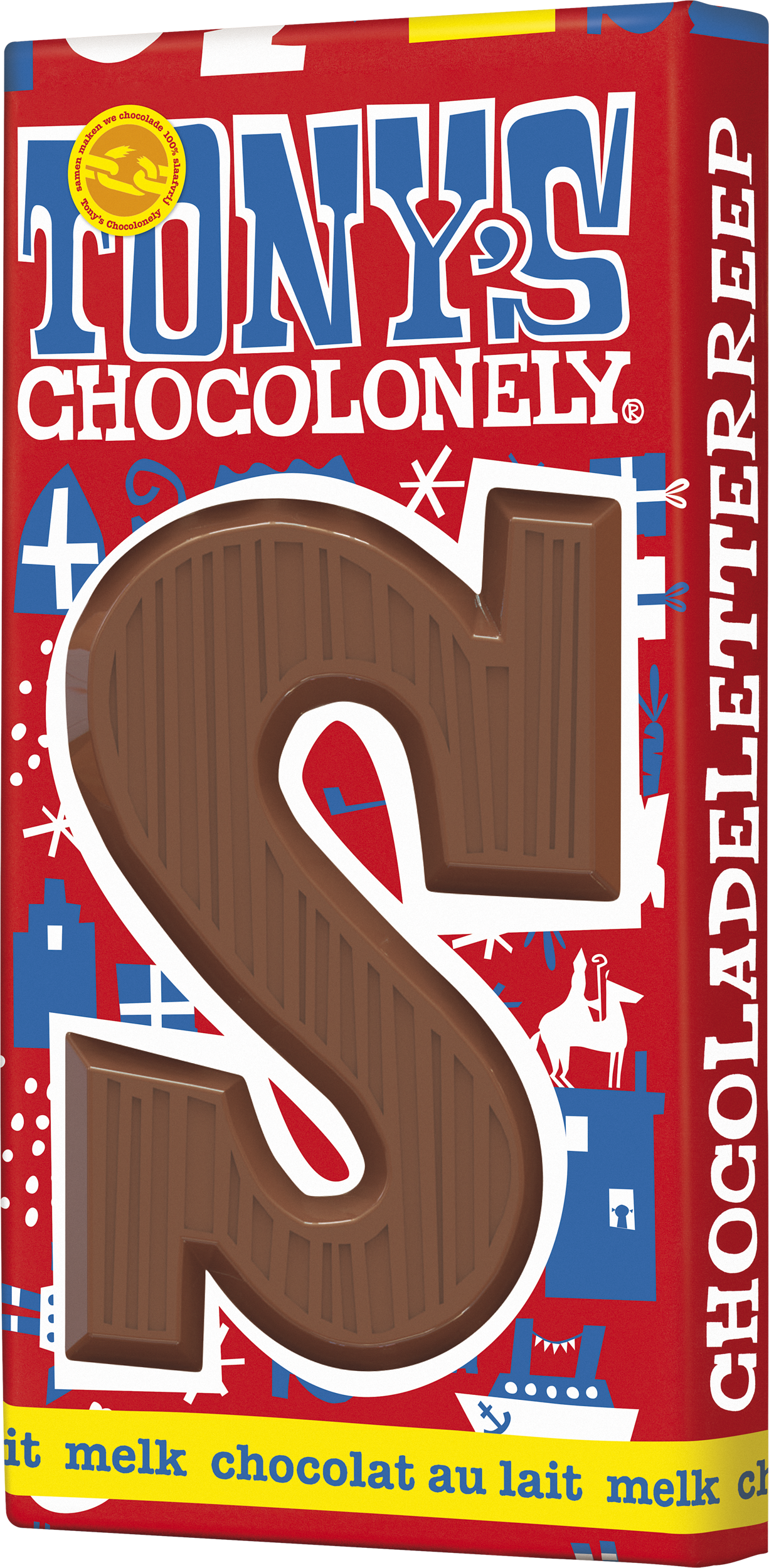 letterreep S melk-Tony’s Chocolonely Belgium