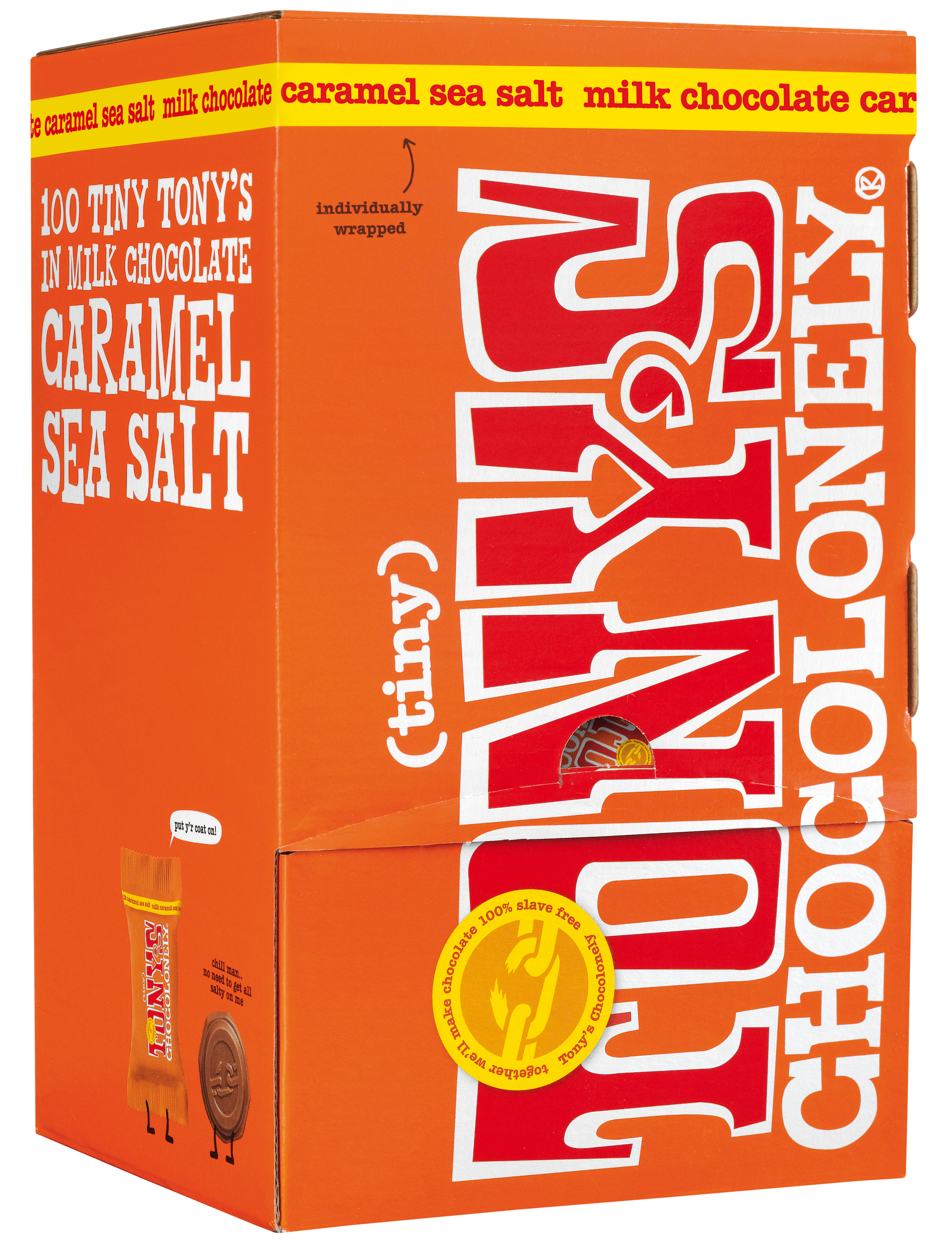 Tiny Tony’s melk karamel zeezout-Tony’s Chocolonely Belgium