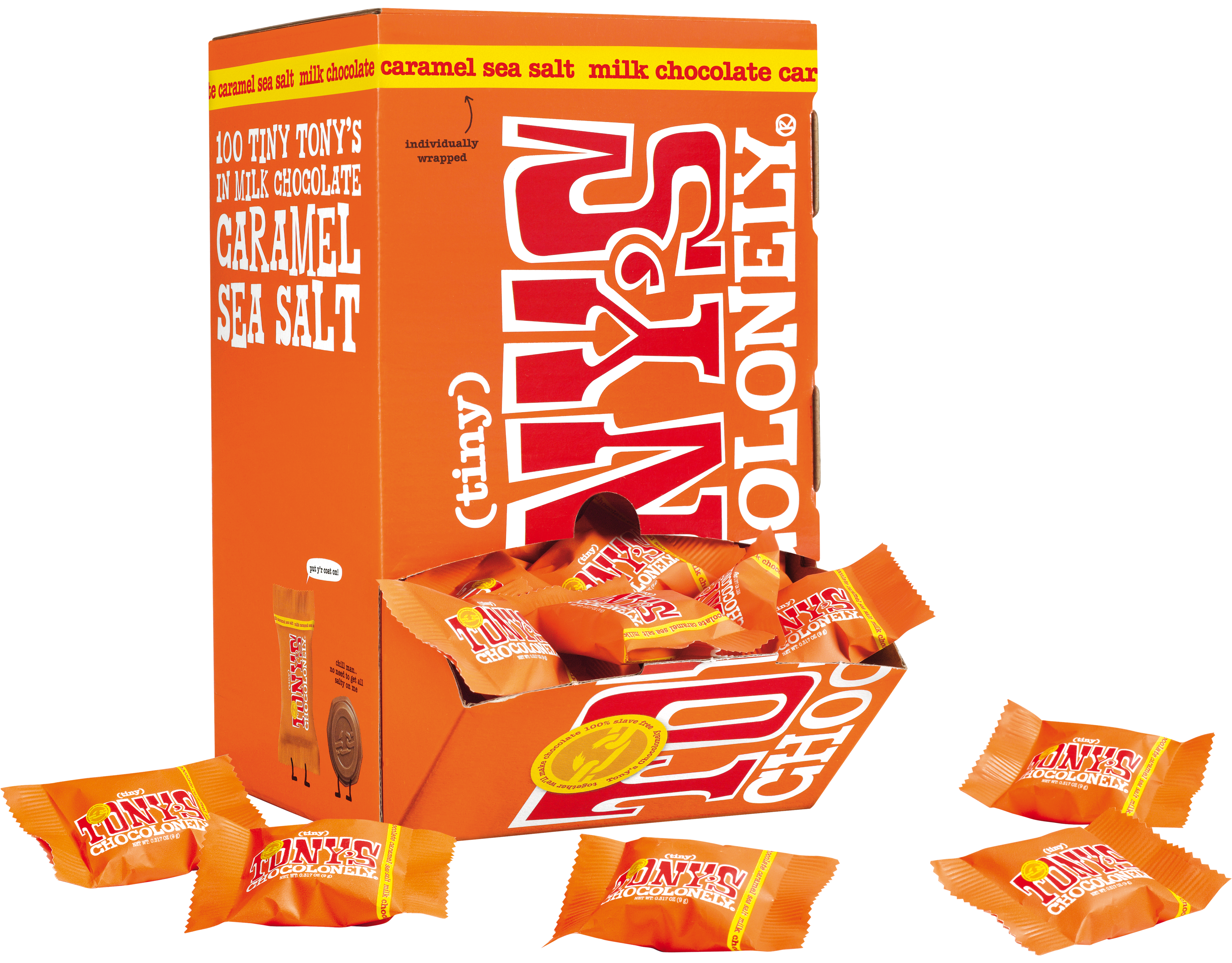 Tiny Tony’s melk karamel zeezout-Tony’s Chocolonely Belgium