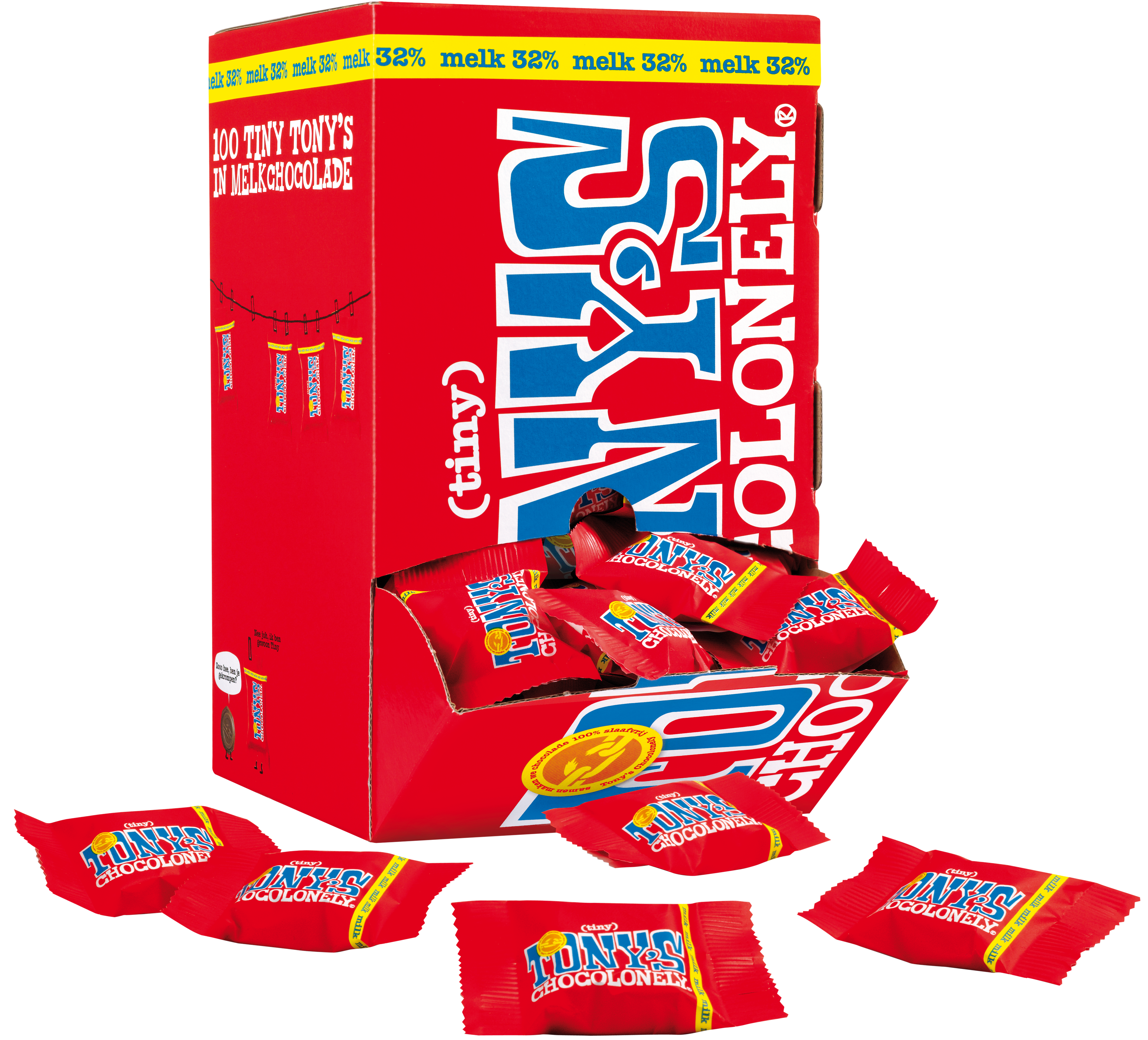 Tiny Tony’s melk 32%-Tony’s Chocolonely Belgium
