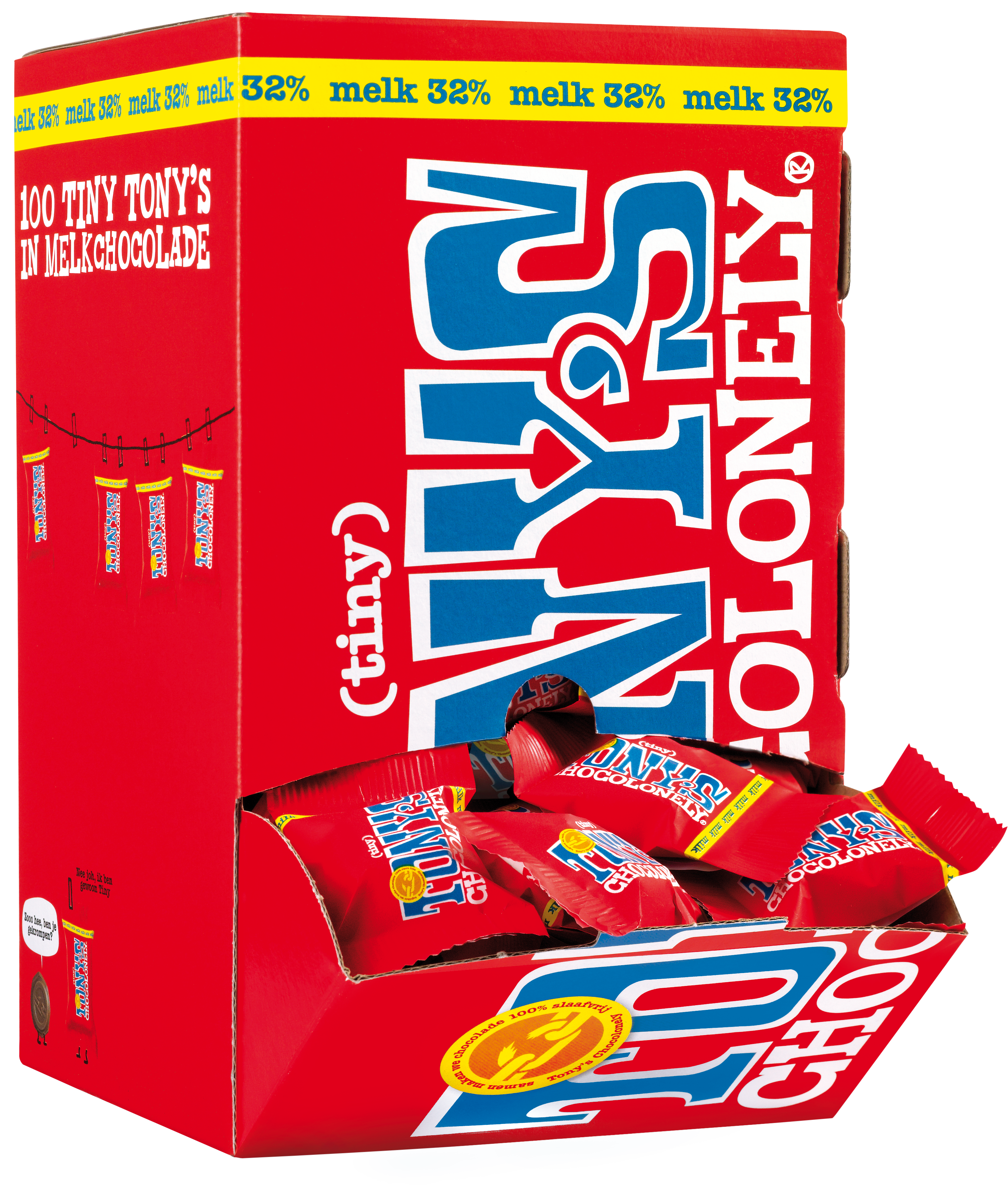 Tiny Tony’s melk 32%-Tony’s Chocolonely Belgium