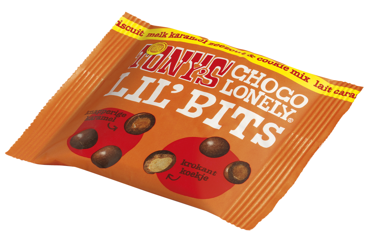 Lil' Bits melk karamel zeezout & cookie mix