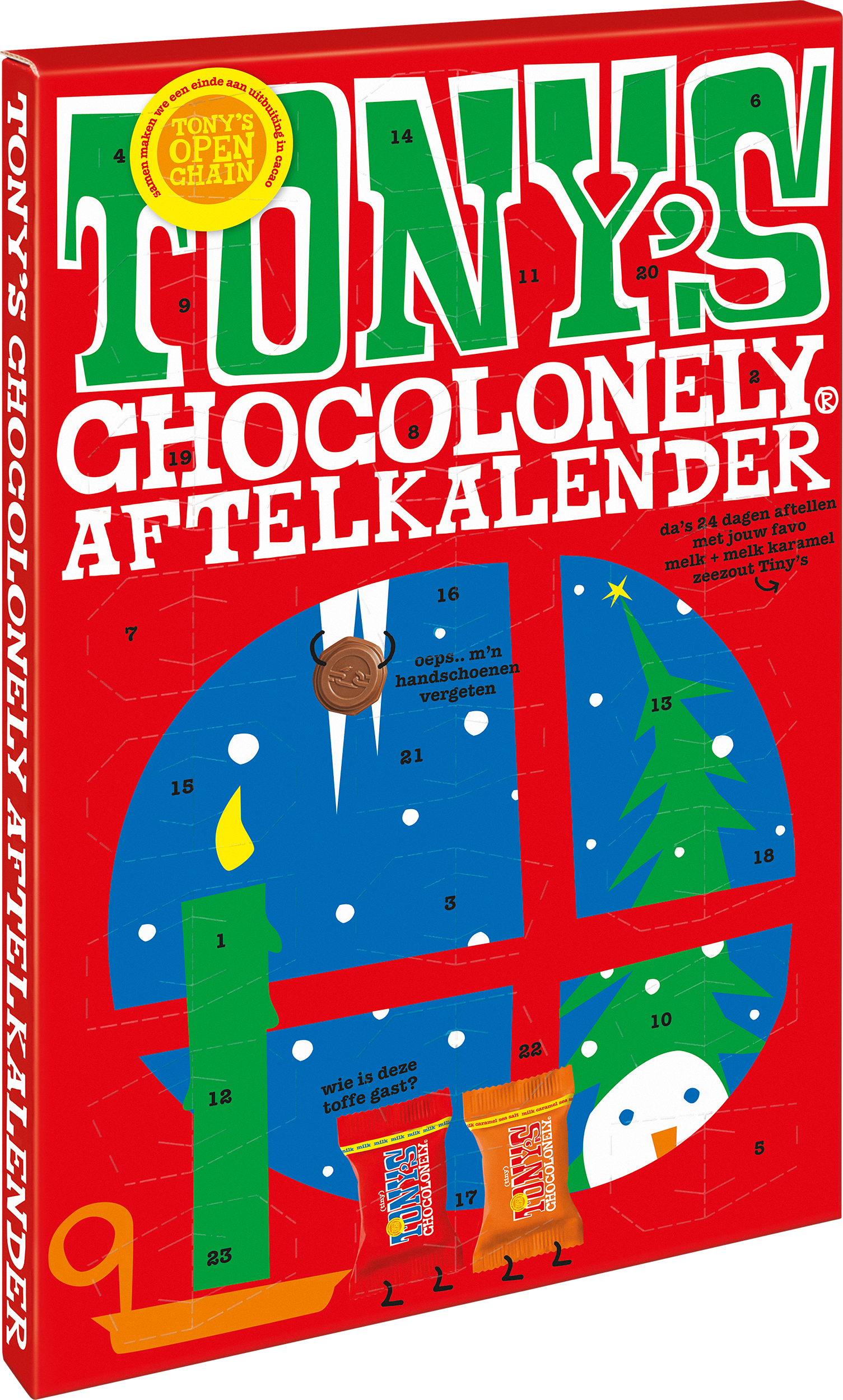 Tiny Tony’s aftelkalender klein-Tony’s Chocolonely Belgium