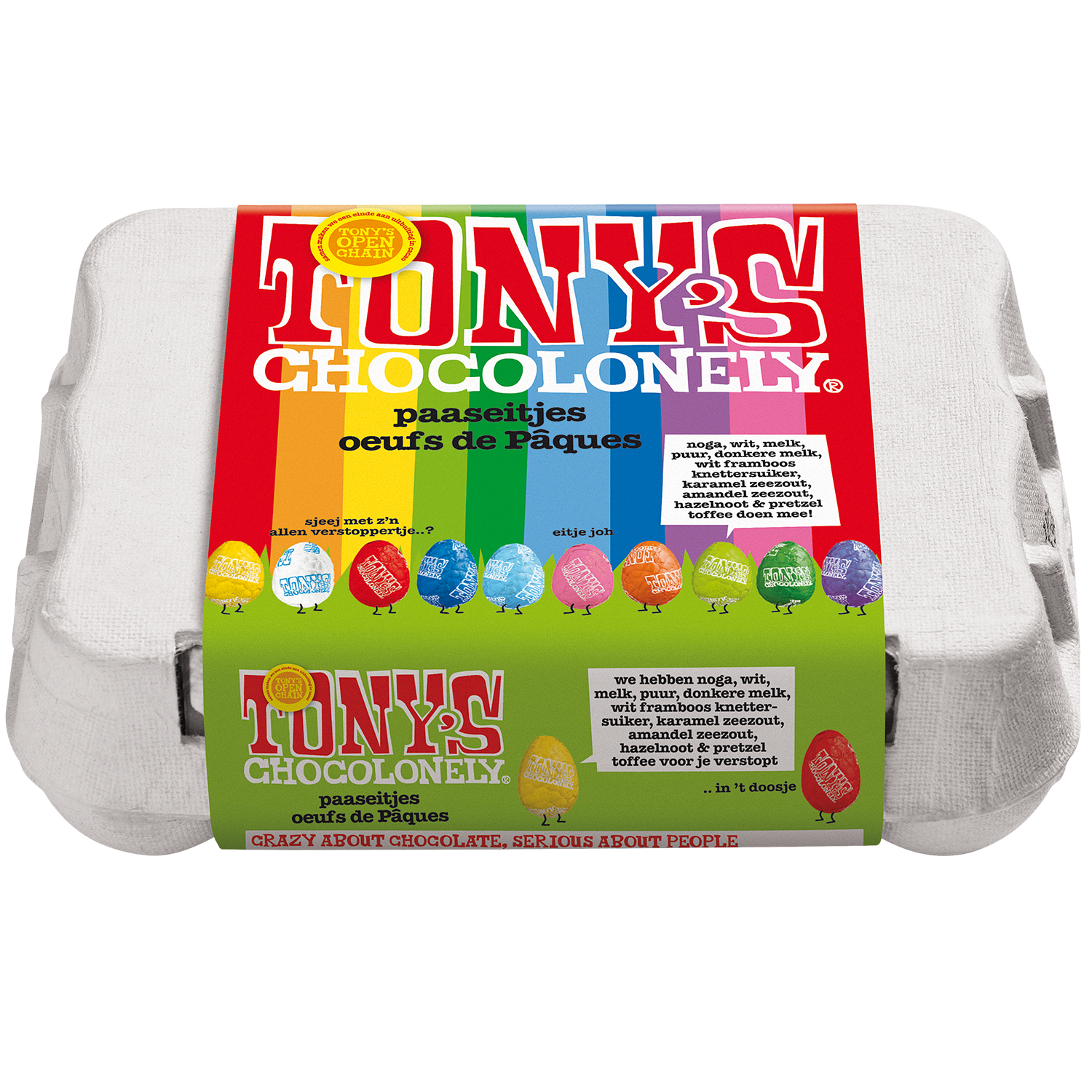 pasen bundel paaseitjes-Tony’s Chocolonely Belgium