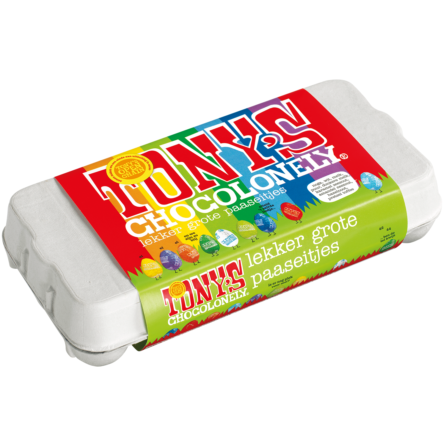 paasei mix doosje groot-Tony’s Chocolonely Belgium