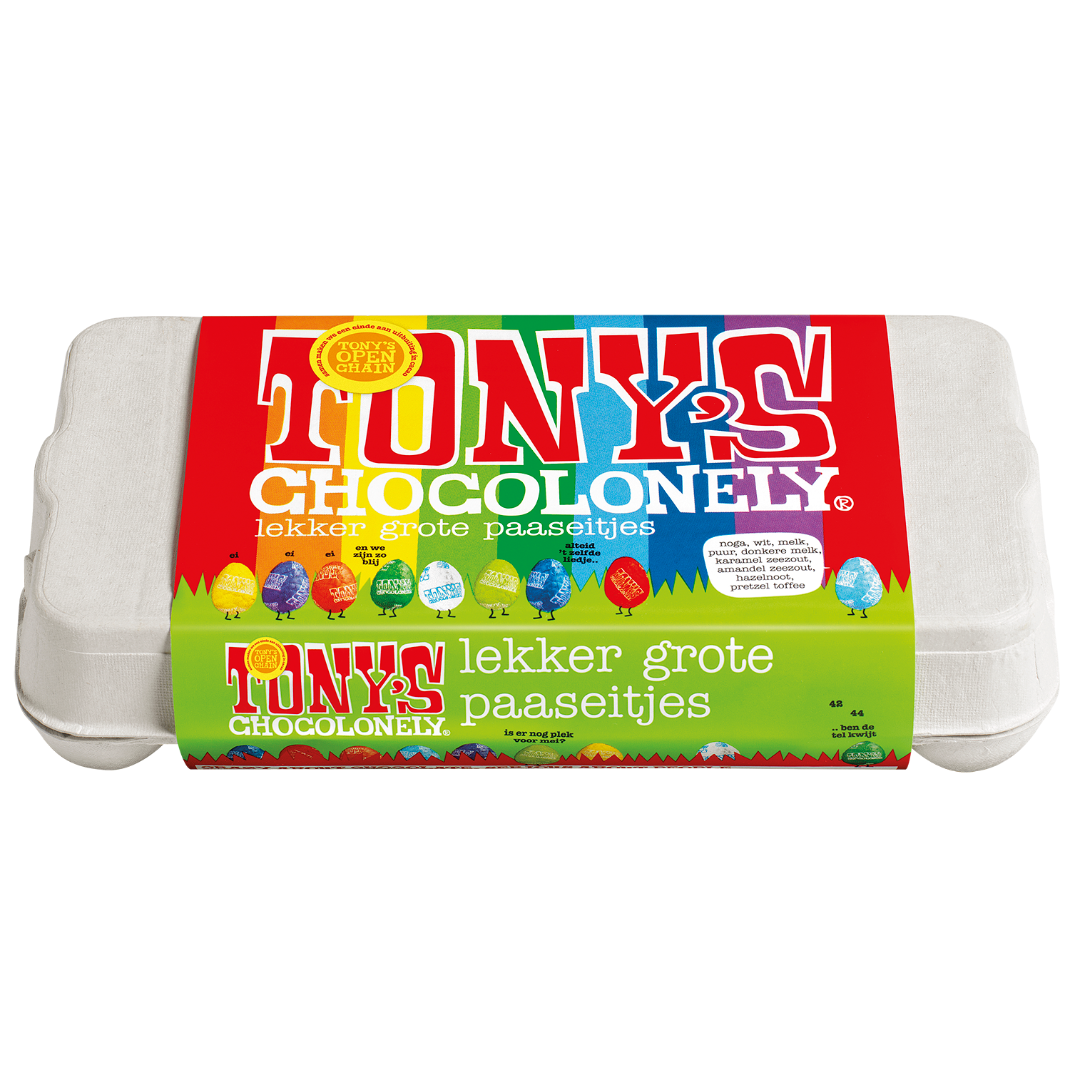 paasei mix doosje groot-Tony’s Chocolonely Belgium