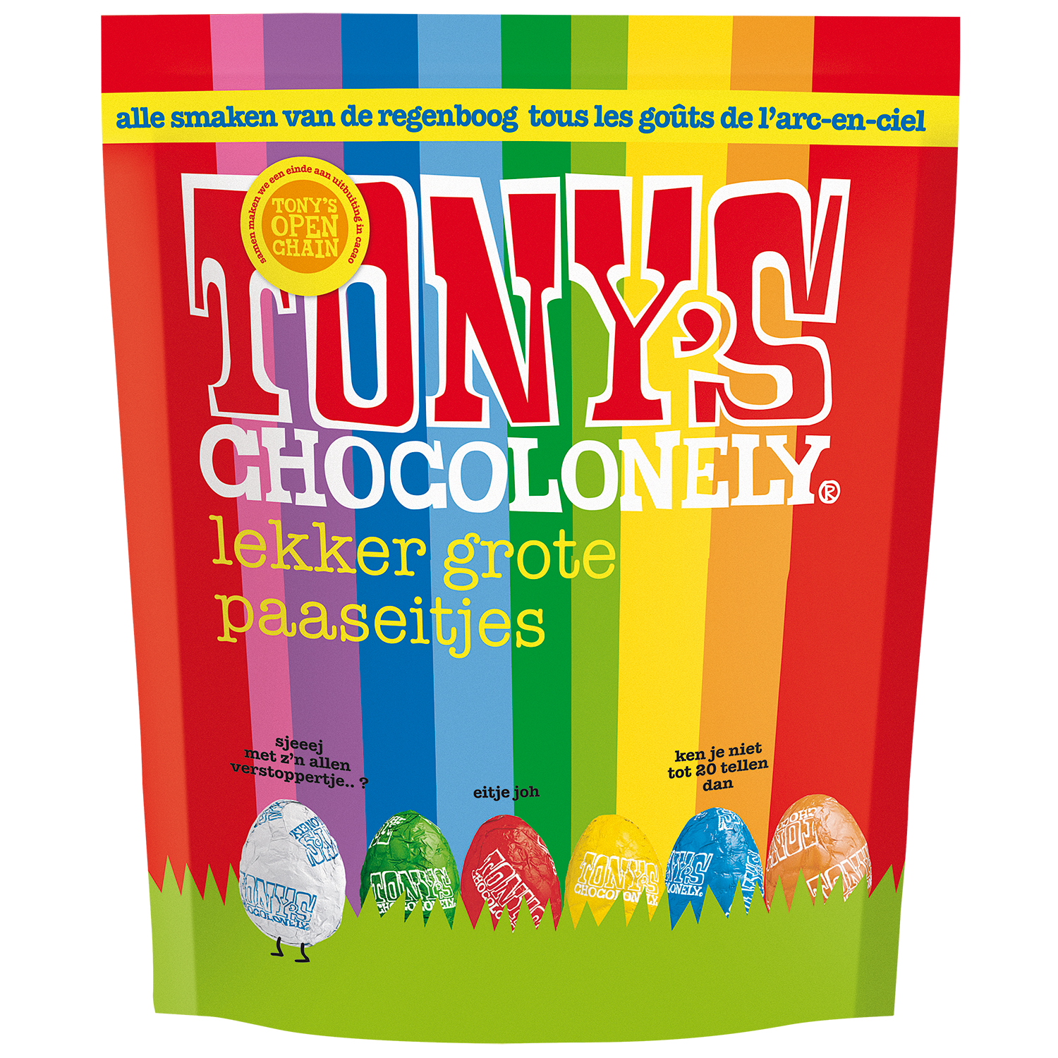 pasen bundel paaseitjes-Tony’s Chocolonely Belgium