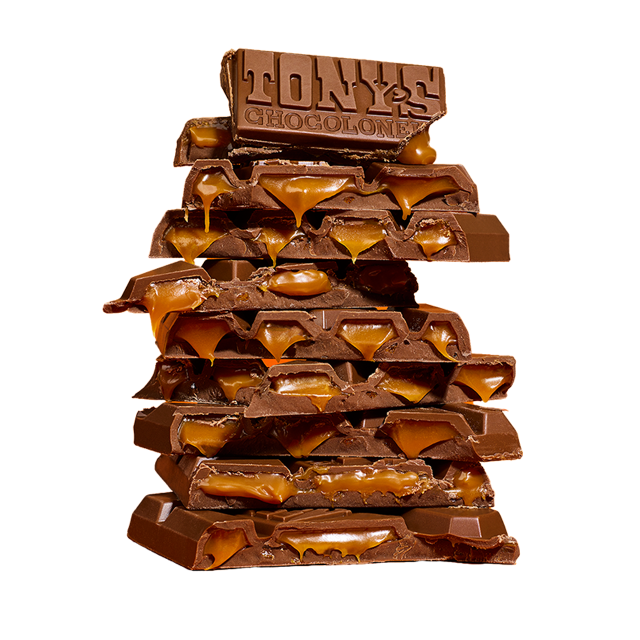 filled melkchocolade melk karamel zeezout crunch