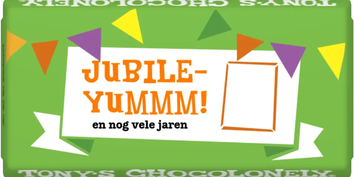 jubileum-Tony’s Chocolonely Belgium