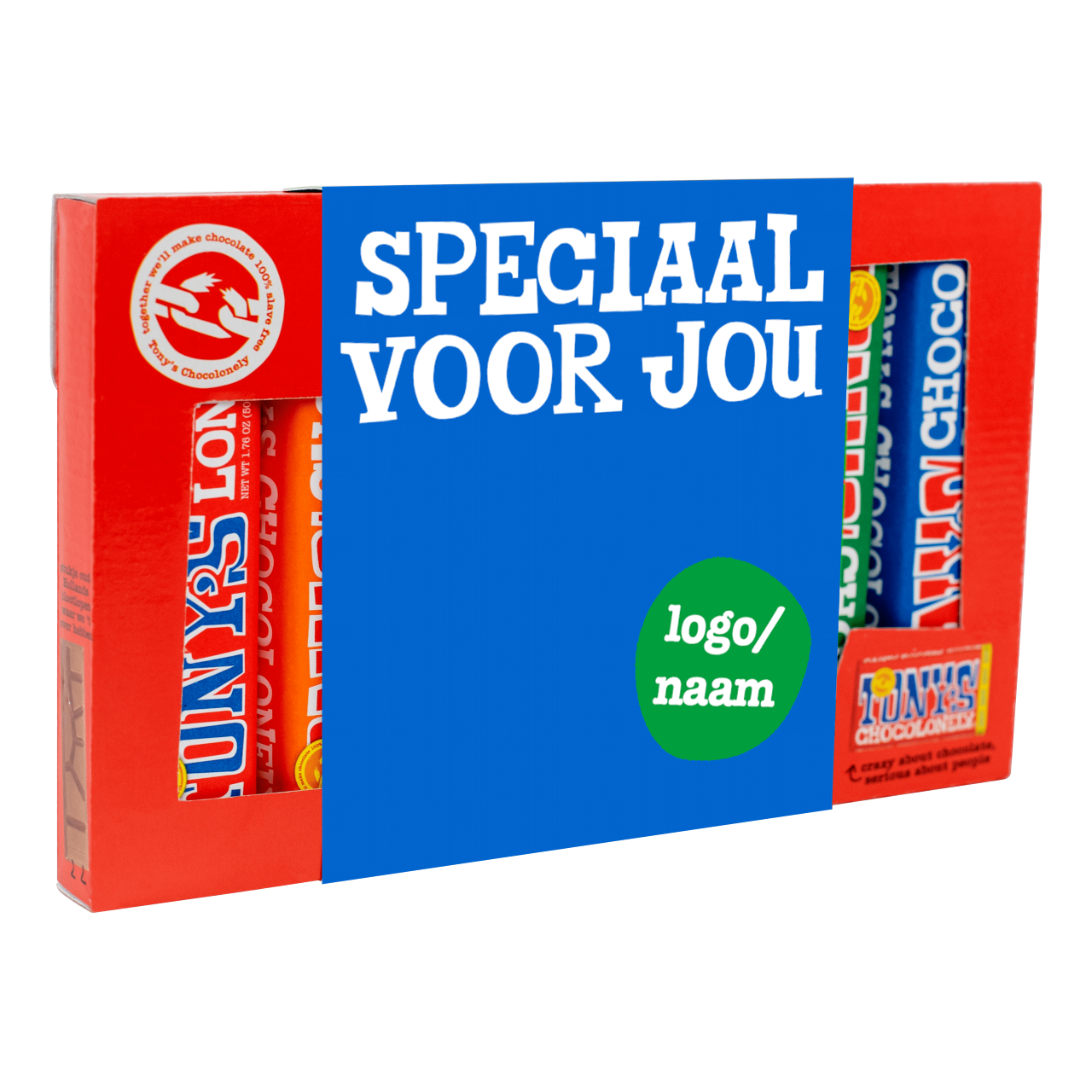 gepersonaliseerd proeverijtje-Tony’s Chocolonely Belgium