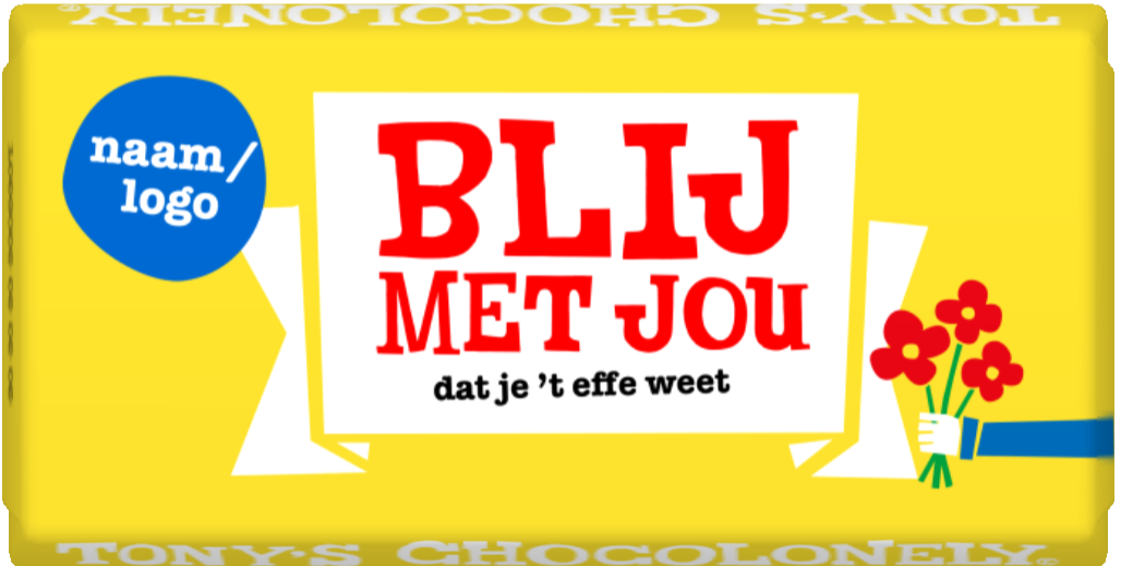 blij met jou-Tony’s Chocolonely Belgium