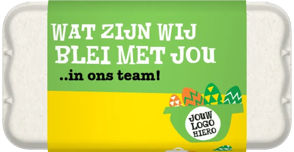 gepersonaliseerd groot eidoosje blei met jou