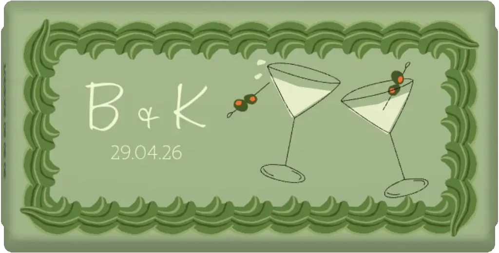 gepersonaliseerd 'a tini bit married'