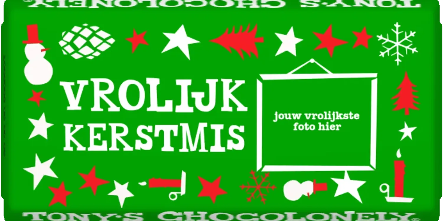 vrolijk kerstmis-Tony’s Chocolonely Belgium