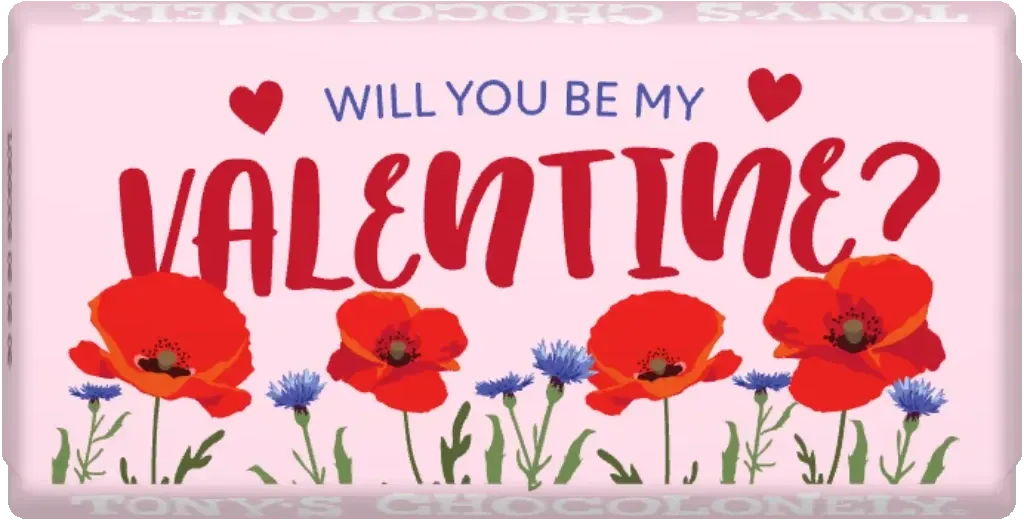 my valentine-Tony’s Chocolonely Belgium