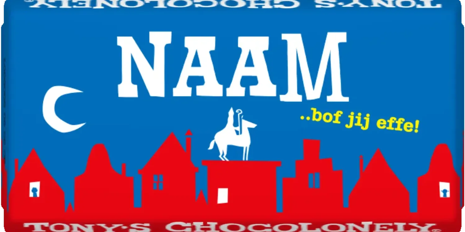 wie zoet is..-Tony’s Chocolonely Belgium