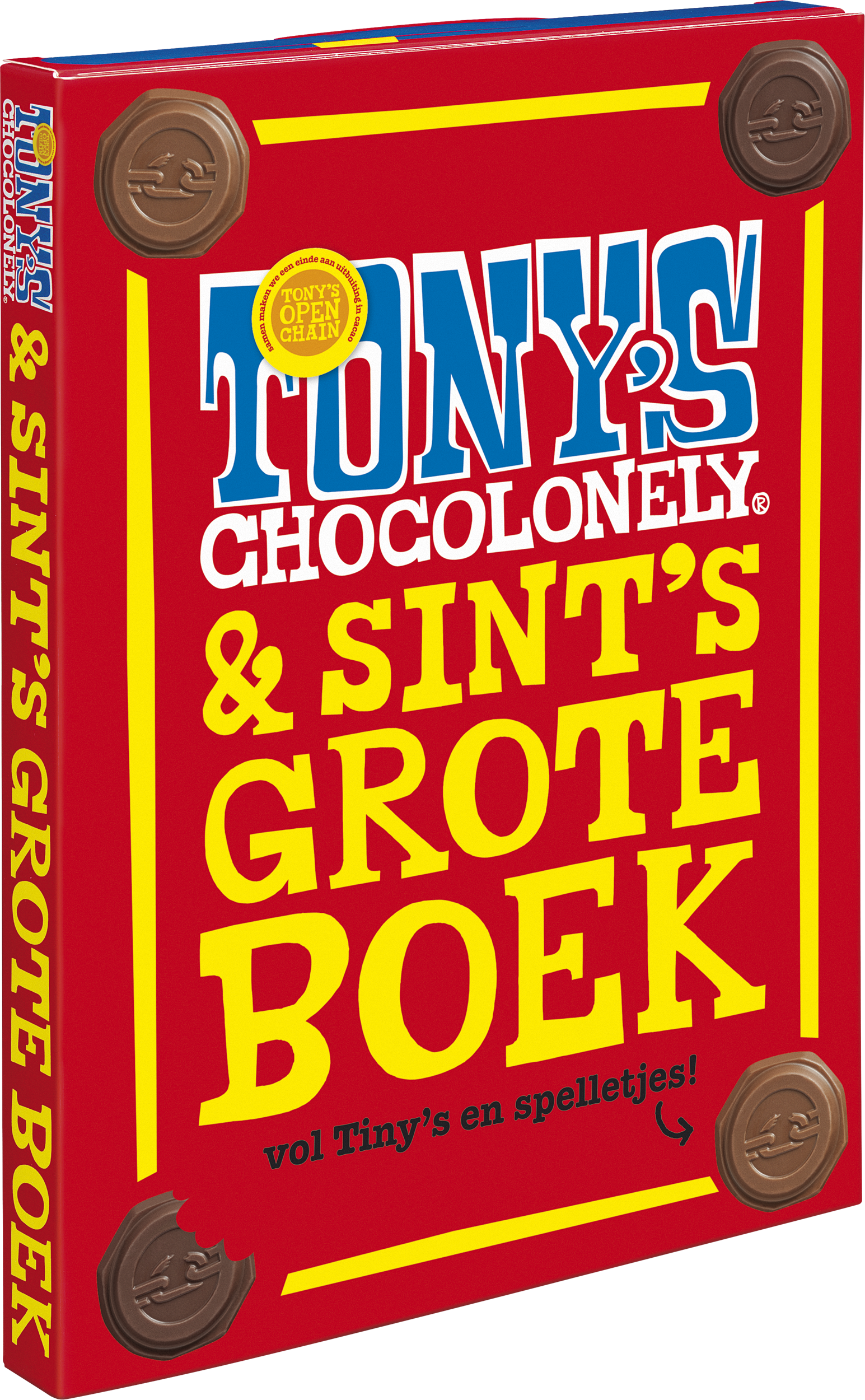 Sinterklaasboek met Tiny Tony's en spelletjes