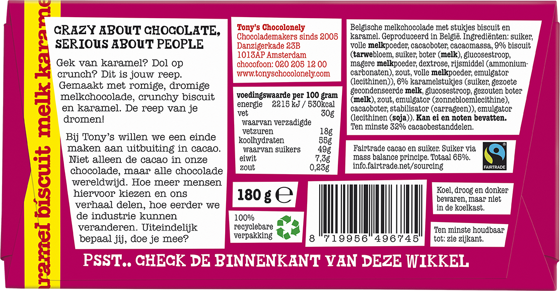 melk karamel biscuit