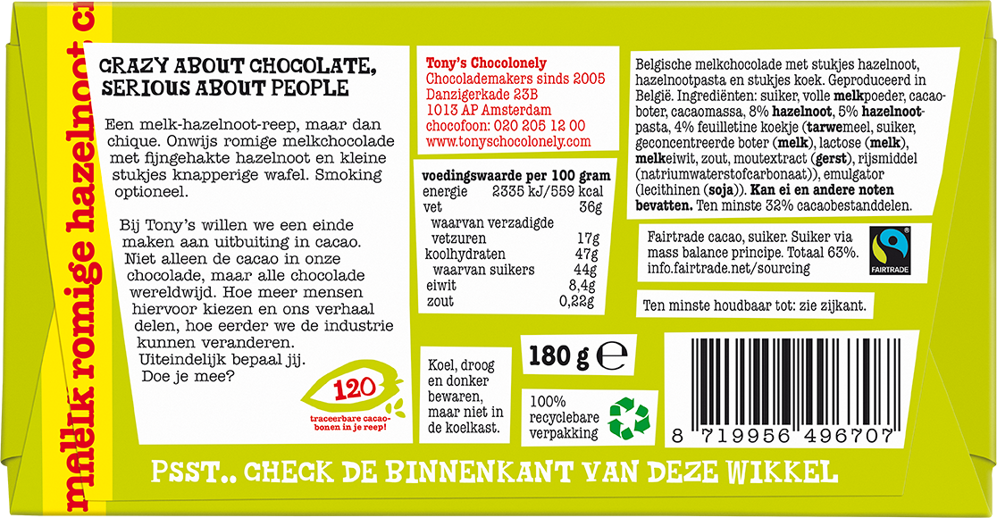 lait noisettes crunch