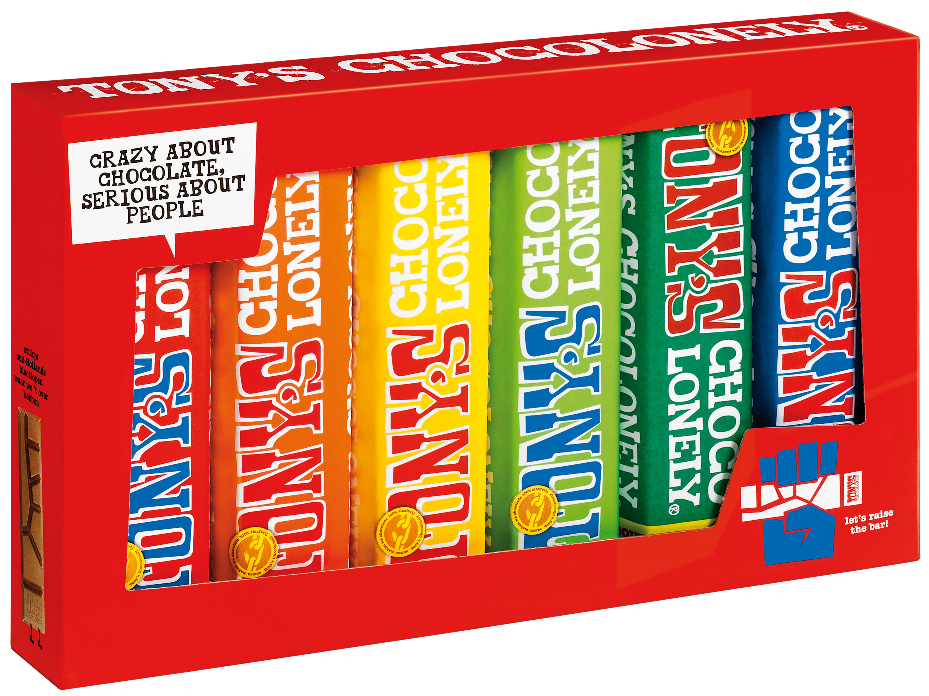 Rainbow tasting pack 6 bars 47/50g FT 12 CU NLBEFR