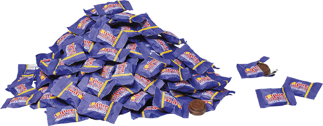 Tiny Tony's donkere melk pretzel toffee