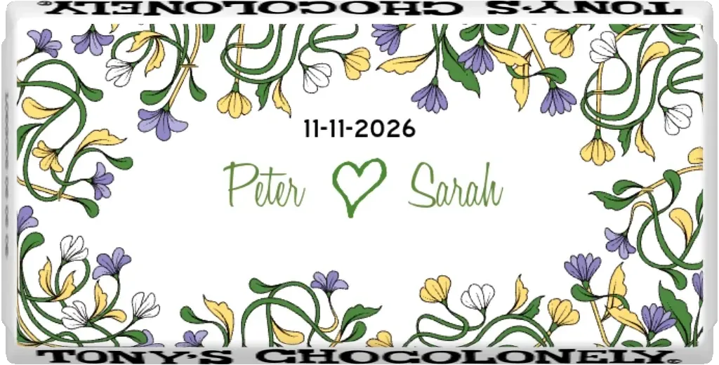 gepersonaliseerd bloemetjes en liefde