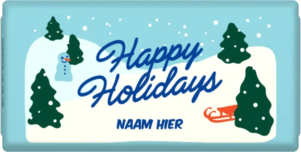 gepersonaliseerd holiday sneeuw