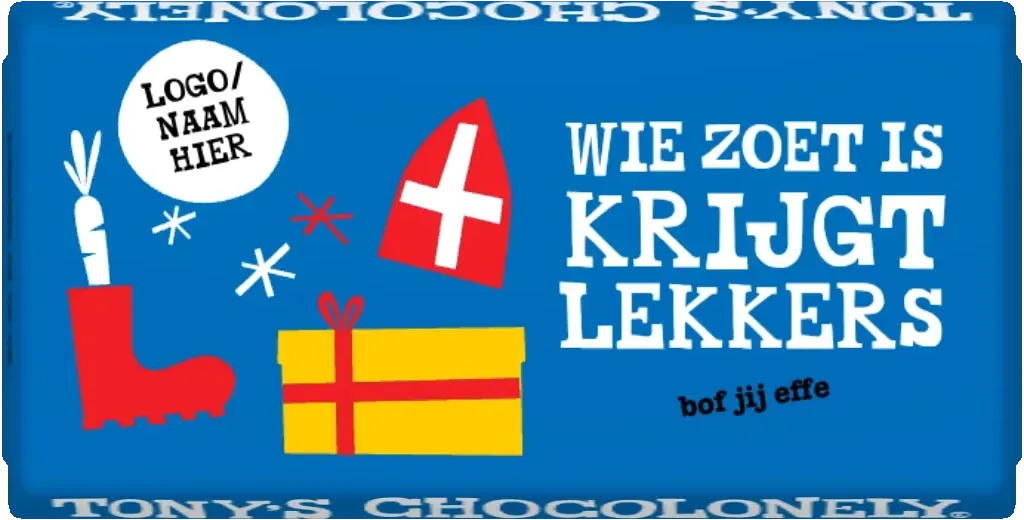 gepersonaliseerd wie zoet is krijgt lekkers