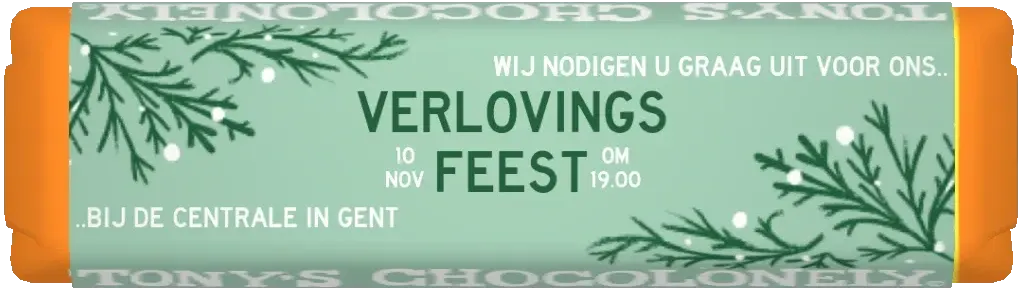 gepersonaliseerd kleine reep verloving